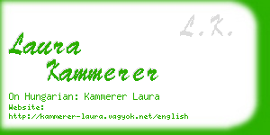 laura kammerer business card